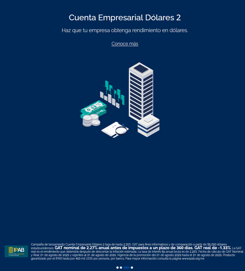 Cuenta Empresarial Dólares 2